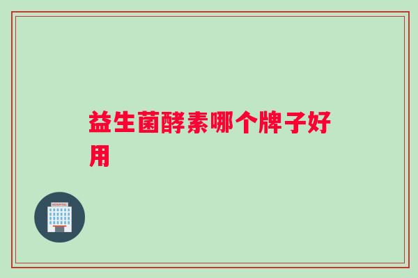益生菌酵素哪个牌子好用