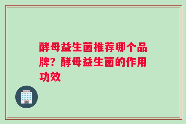 酵母益生菌推荐哪个品牌？酵母益生菌的作用功效