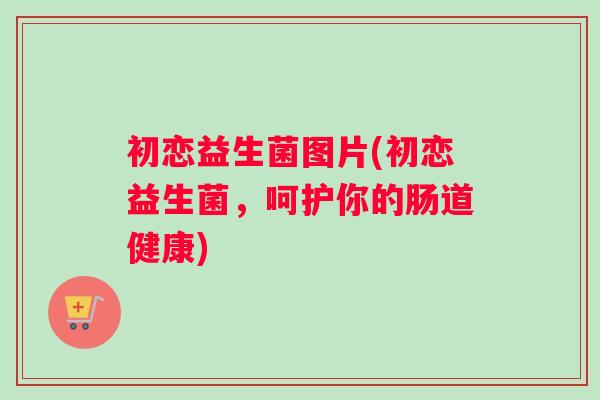 初恋益生菌图片(初恋益生菌，呵护你的肠道健康)
